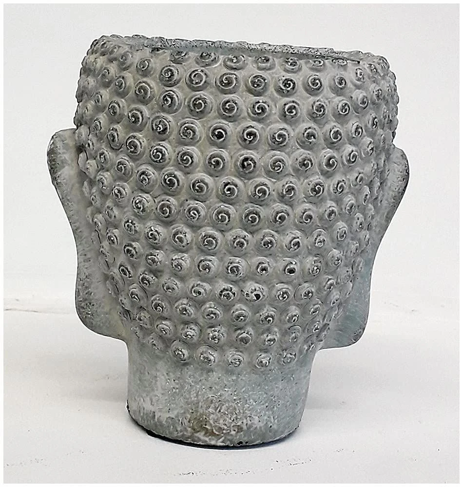 Buddha Head Planter - Stone Effect 6 Buddha Head Planter - Stone Effect - Image 4
