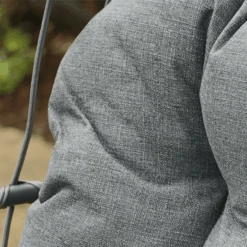 Eleanor Folding Double Hanging Egg Chair Cocoon In Grey -Green Garden World l EleanorDouble