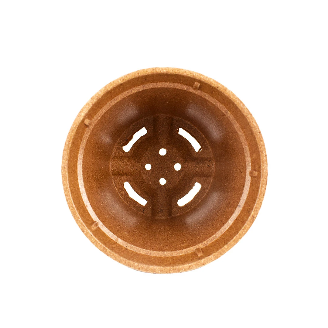 Nutley's Biodegradable 9cm Plant Pots Bamboo Style 4 Nutley's Biodegradable 9cm Plant Pots Bamboo Style - Image 2