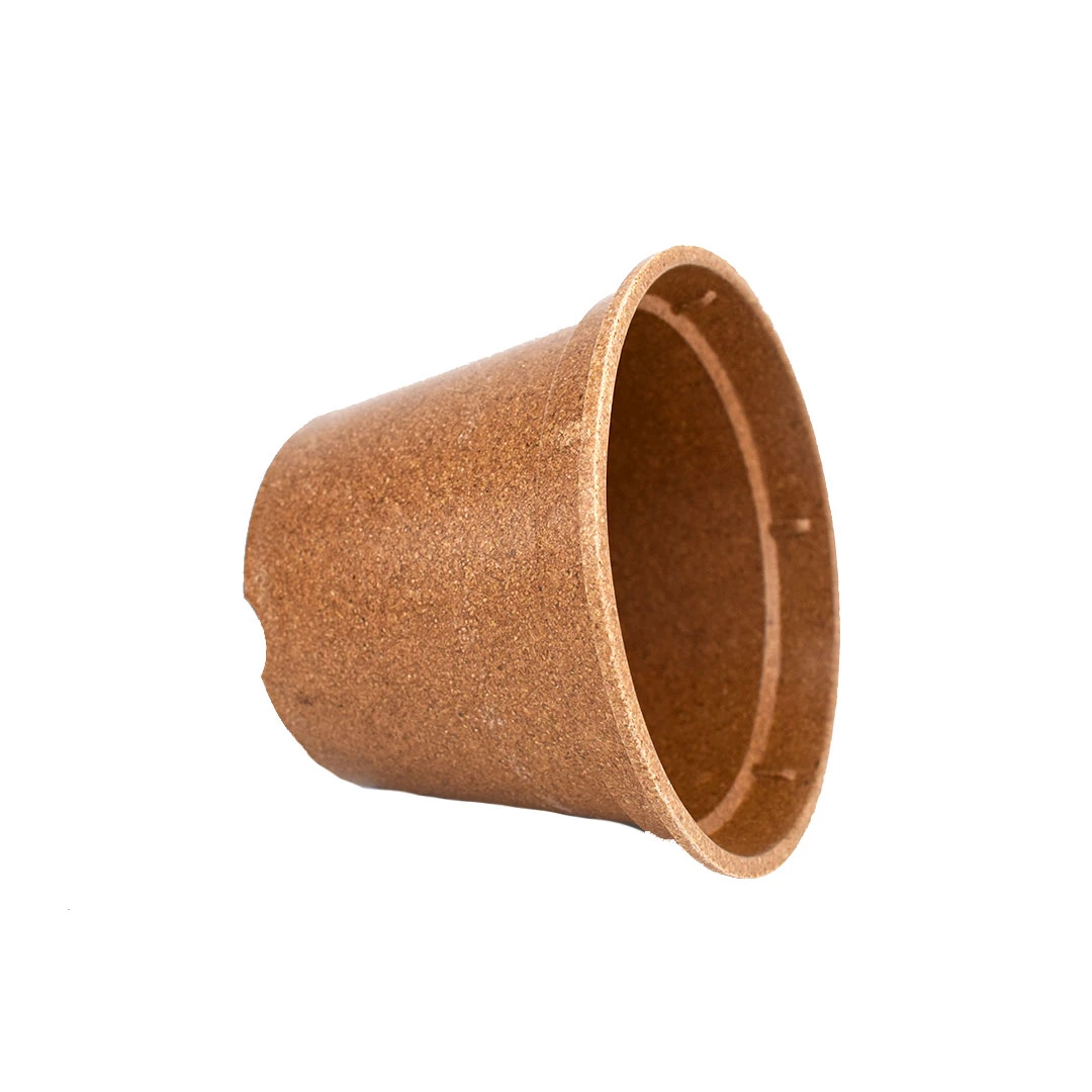 Nutley's Biodegradable 9cm Plant Pots Bamboo Style 5 Nutley's Biodegradable 9cm Plant Pots Bamboo Style - Image 3