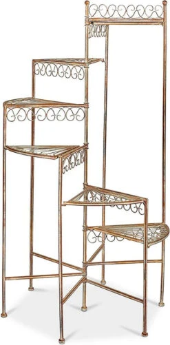 Spiral Staircase Tiered Pot Holder With Six Levels -Green Garden World l PL34 Main