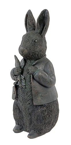 44cm Peter Rabbit Superb Sculpture Garden Ornament Solid Resin Beatrix Potter -Green Garden World l Peter Rabbit 3