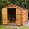 10 X 8 Windowless Overlap Apex Wooden Garden Shed 1 10 X 8 Windowless Overlap Apex Wooden Garden Shed -Green Garden World l SI 001 001 0006 NW.1