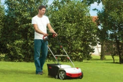 AL-KO Electric Combi Care Comfort Lawn Scarifier - 38E -Green Garden World l al ko scarifier combi 38e