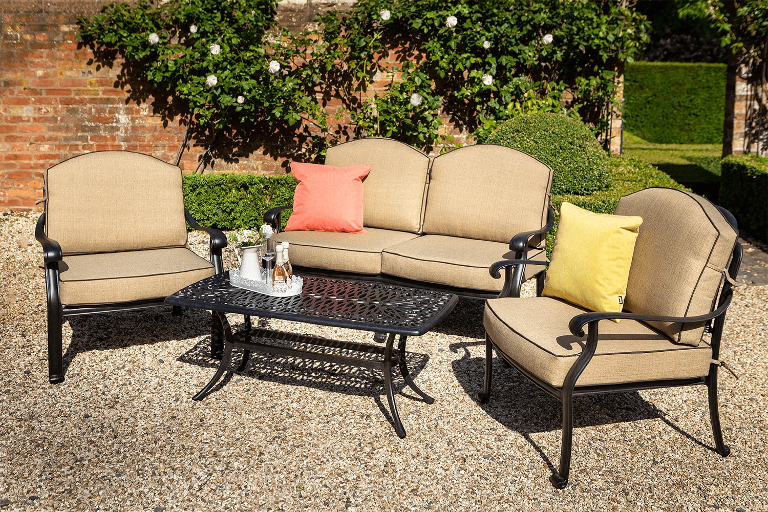 Hartman Amalfi Lounge Set With 2 Seater Sofa In Bronze/Amber 4 Hartman Amalfi Lounge Set With 2 Seater Sofa In Bronze/Amber - Image 2