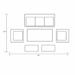 Hartman Aurora Lounge Set In Matt Xerix/Zenith -Green Garden World l aurora lounge set fp