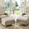 Kettler Palma Recliner Duet Set With Footstools In Oyster And Stone (no Sidetable) -Green Garden World l duet nt