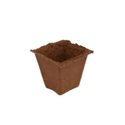 Nutley's 6cm Square Biodegradable Organic Wood Fibre Plantable Plant Pots