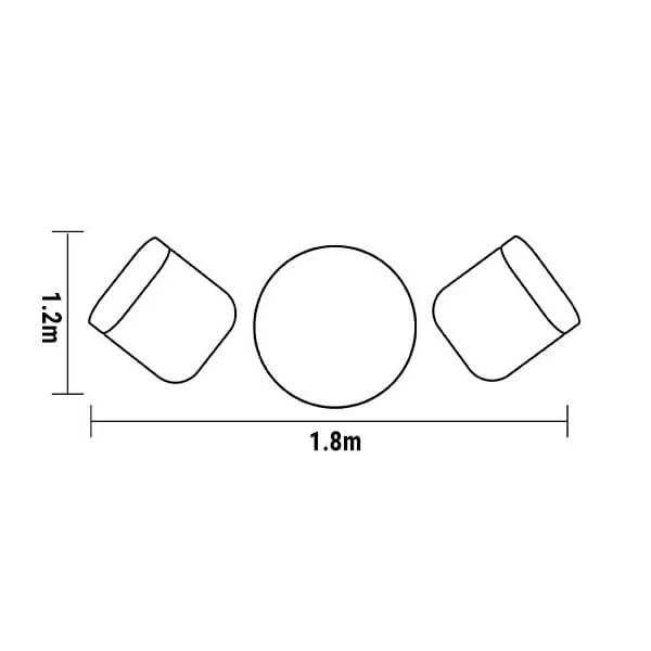 Hartman Amalfi Bistro Set In Bronze / Amber 5 Hartman Amalfi Bistro Set In Bronze / Amber - Image 3
