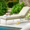Hartman Amalfi Lounger With Cushion In Maize / Wheatgrass -Green Garden World l hartman amalfi lounger maize wheatgrass