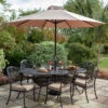 Hartman Amalfi 6 Seat Oval Dining Set In Bronze/Amber -Green Garden World l hartman amalfi oval set bronze amber 01