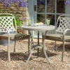 Hartman Berkeley Bistro Set In Maize / Wheatgrass -Green Garden World l hartman berkeley bistro maize wheatgrass 01