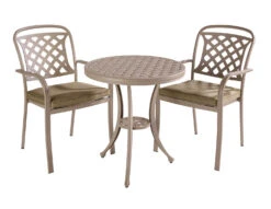 Hartman Berkeley Bistro Set In Maize / Wheatgrass -Green Garden World l hartman berkeley bistro maize wheatgrass studio