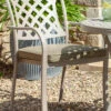 Hartman Berkeley Cast Aluminium Armchair With Cushion - Maize/Wheatgrass 1 Hartman Berkeley Cast Aluminium Armchair With Cushion - Maize/Wheatgrass -Green Garden World l hartman berkeley dining chair maize wheatgrass 01