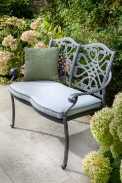 Green Garden World 9 Green Garden World -Green Garden World l hartman capri 2 seat bench antique grey 02