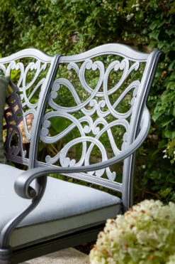 Hartman Capri 2 Seat Bench In Antique Grey / Platinum -Green Garden World l hartman capri 2 seat bench antique grey 03