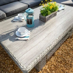 Hartman Heritage Tuscan 3 Seat Lounge Set In Ash / Slate -Green Garden World l hartman heritage 3 seat sofa ash 3