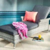 Hartman Heritage Lounger With Cushion In Ash / Slate -Green Garden World l hartman heritage lounger ash