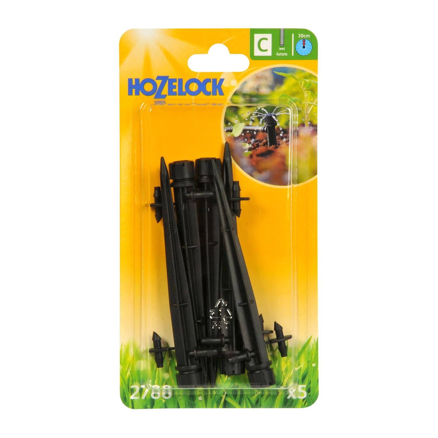 Hozelock Micro Irrigation Stake Adjustable Dripper - 2788 4 Hozelock Micro Irrigation Stake Adjustable Dripper - 2788 - Image 2