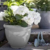 Kelkay Plant Avenue Trad. Collection Classic Pot In Grey -Green Garden World l kelkay classic grey