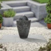 Kelkay Modern Collection Dappled Column Water Feature -Green Garden World l kelkay dappled column