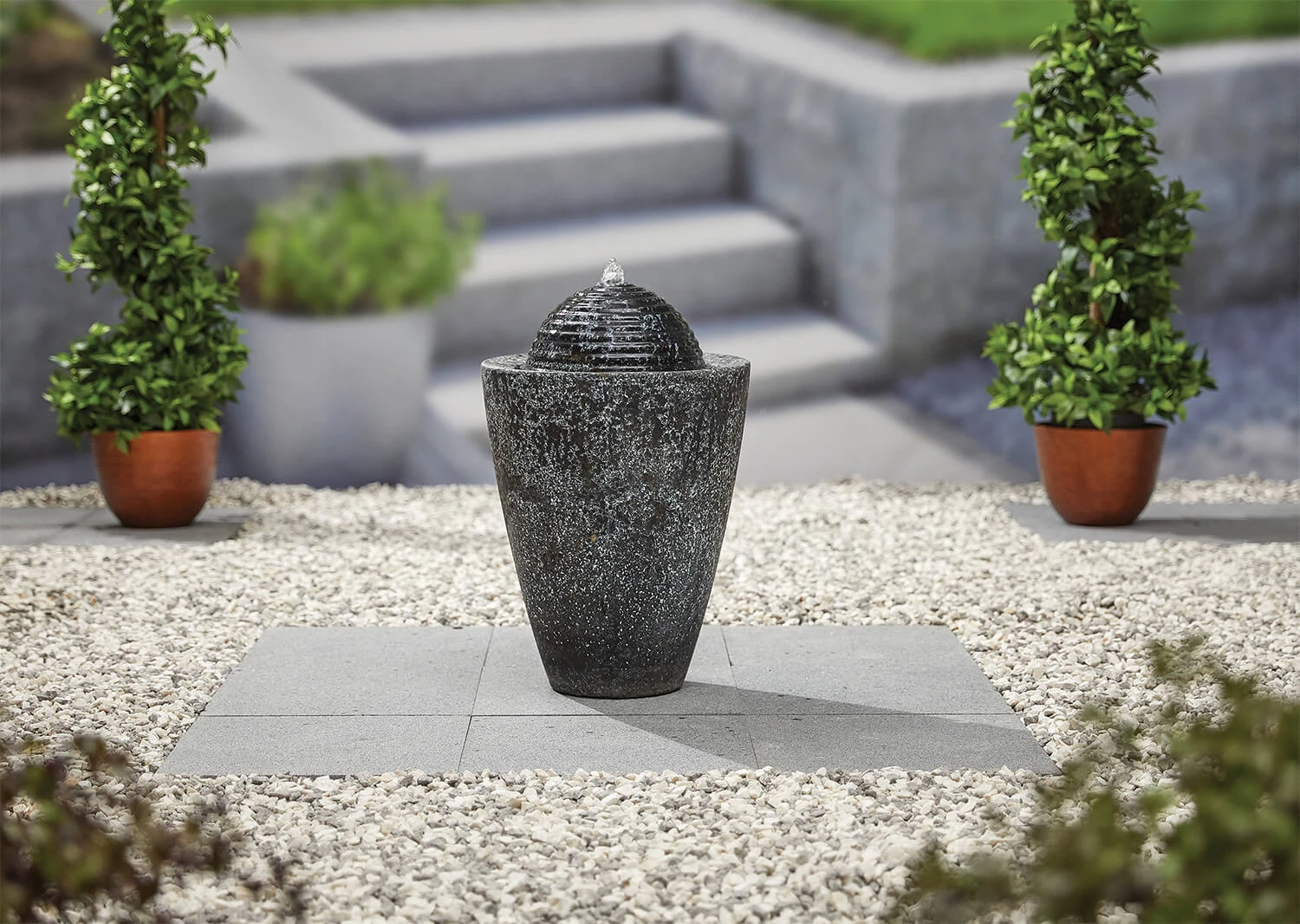 Kelkay Modern Collection Dappled Column Water Feature 3 Kelkay Modern Collection Dappled Column Water Feature
