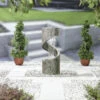 Kelkay Modern Collection Spiral Showers Water Feature With LEDs 2 Kelkay Modern Collection Spiral Showers Water Feature With LEDs -Green Garden World l kelkay spiral showers
