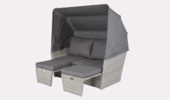 Kettler Palma Daybed In Whitewash -Green Garden World l kettler daybed ww 3