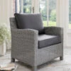 Kettler Palma Weave Armchair - White Wash And Taupe -Green Garden World l kettler palma arm chair white wash taupe
