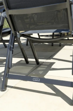 Kettler Surf Active Multi Position Dining Chair In Iron Grey -Green Garden World l kettler surf chair 2