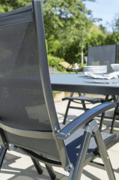 Kettler Surf Active Multi Position Dining Chair In Iron Grey -Green Garden World l kettler surf chair 3