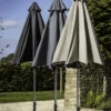 Hartman 3x2m Luxury Parasol - Dark Grey 1 Hartman 3x2m Luxury Parasol - Dark Grey -Green Garden World l luxury square parasol grey