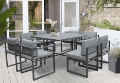 Kettler Menos Versa 8 Seat Compact Dining Set