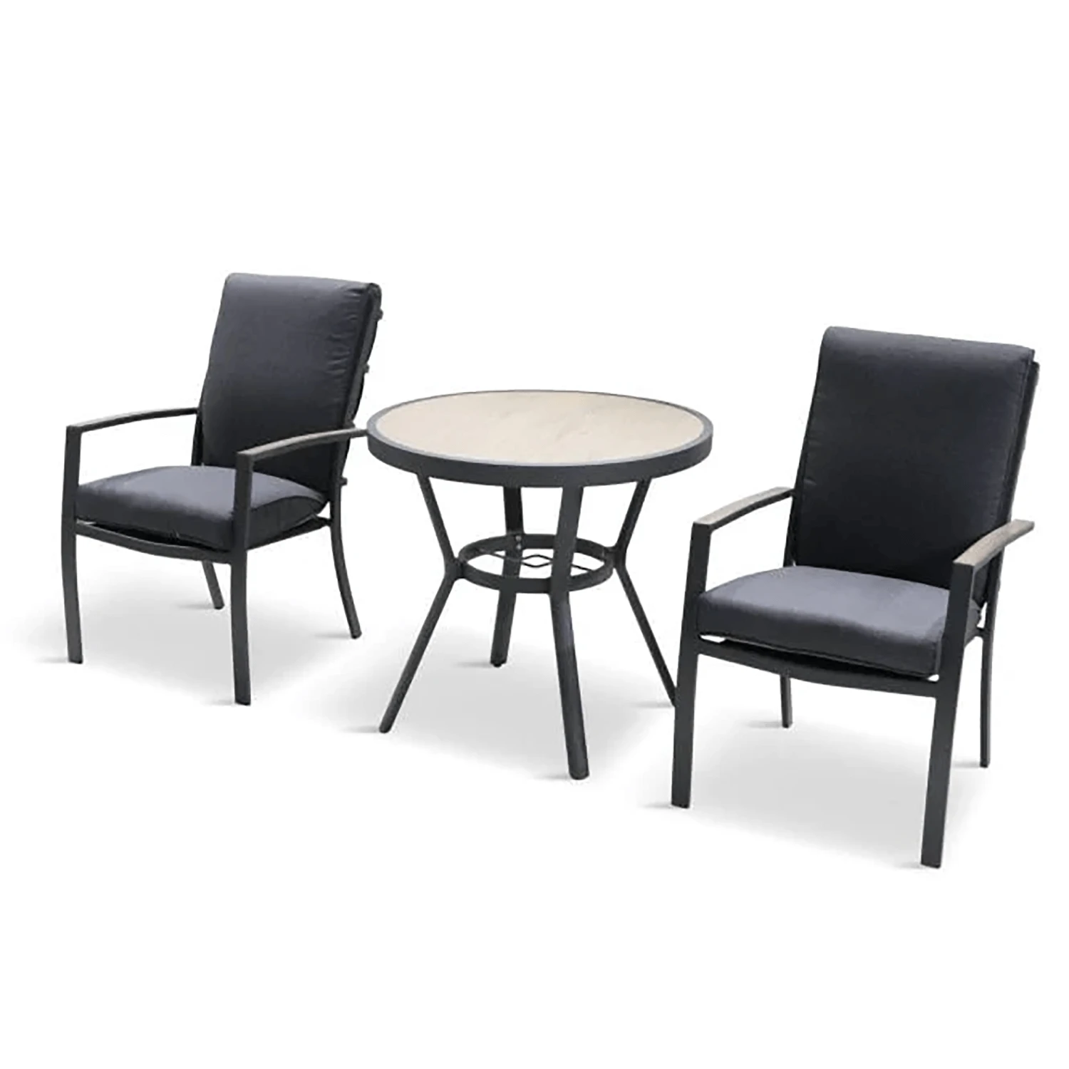 LG Monza Bistro Set With High Back Chairs 7 LG Monza Bistro Set With High Back Chairs - Image 5