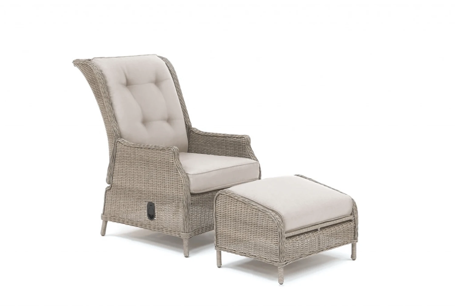 Kettler Palma Recliner Duet Set With Footstools In Oyster And Stone (no Sidetable) 4 Kettler Palma Recliner Duet Set With Footstools In Oyster And Stone (no Sidetable) - Image 2