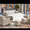 Kettler Palma Sofa Set In Oyster And Stone - NO TABLE -Green Garden World l palma sofa set notable