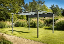 Hartman Roma Pergola 4m X 3m - Grey -Green Garden World l panalsol lifestyle 3