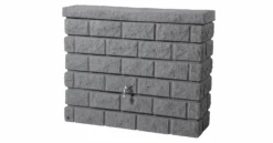 Garantia Rocky Wall Tank, 400 Litres, In Dark Granite -Green Garden World l rocky wall granite 3