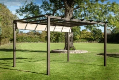 Hartman Roma Pergola 4m X 3m - Bronze Caramel -Green Garden World l roma lifestyle 2