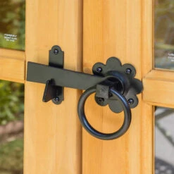 Rowlinson 7x7 Eaton Summerhouse -Green Garden World l rowlinson 7x7 eaton summerhouse 6