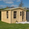 Rowlinson Garden Retreat Log Cabin In A Natural Finish -Green Garden World l rowlinson garden retreat
