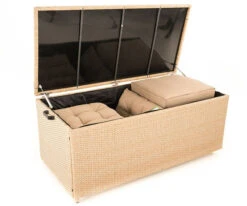 Serenity Weave Cushion Storage Box In Natural -Green Garden World l serenity weave storage box natural studio 03