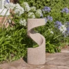 Outdoor Spiral Water Feature Sandstone 1 Outdoor Spiral Water Feature Sandstone -Green Garden World l spiral water feature