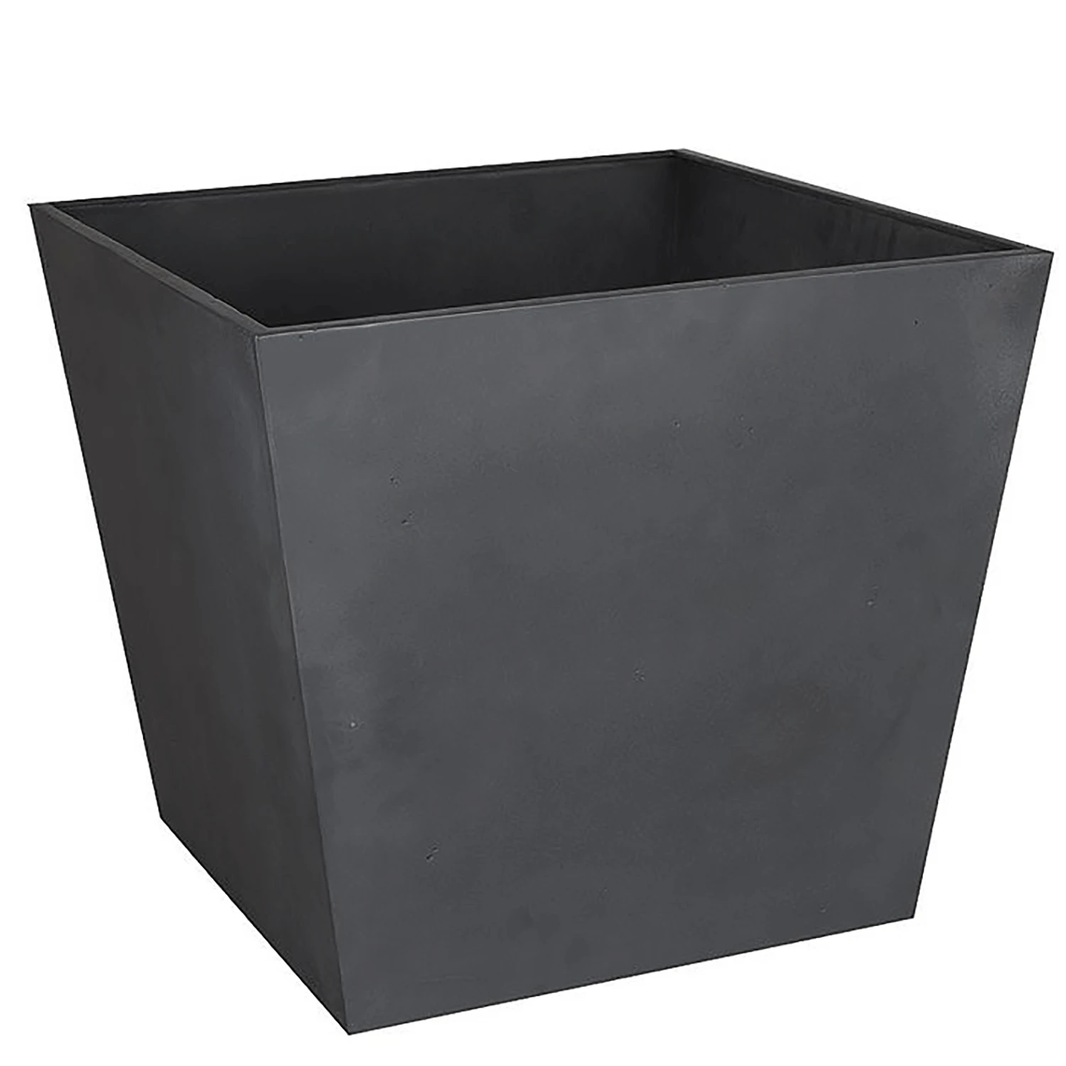 Stewart 48cm Low Square Beton Planter In Dark Grey 4 Stewart 48cm Low Square Beton Planter In Dark Grey - Image 2