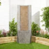 Titan Falls Including LED Easy Fountain Garden Water Feature -Green Garden World l titan falls easy fountain water feature