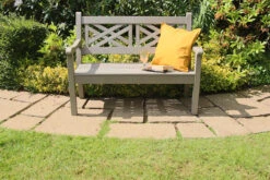 Winawood Speyside 2 Seater Wood Effect Garden Bench In Stone Grey 7 Winawood Speyside 2 Seater Wood Effect Garden Bench In Stone Grey -Green Garden World l winawood speyside 2seater stone grey 3