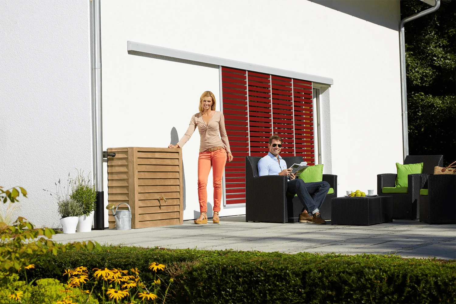 Garantia Woody Wall Tank, 350 Litres, In Lightwood 3 Garantia Woody Wall Tank, 350 Litres, In Lightwood