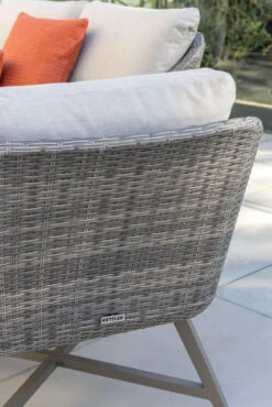 Kettler LaMode Weave Corner Sofa Dining Set -Green Garden World lamode corner detail 2 giant 1