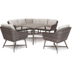 Kettler LaMode Weave Corner Sofa Dining Set -Green Garden World lamode corner detail studio giant