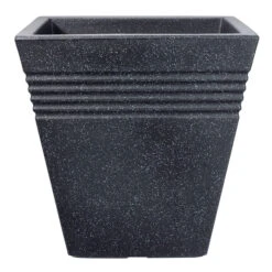 Square Granite Effect Piazza Planter - 40 Cm